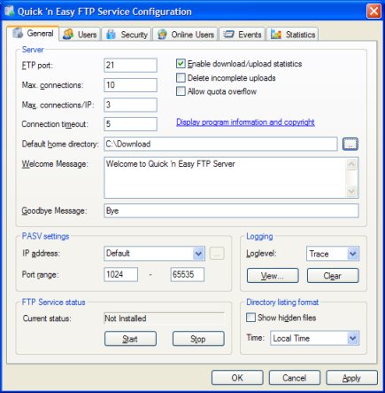 Quick 'n Easy FTP Service